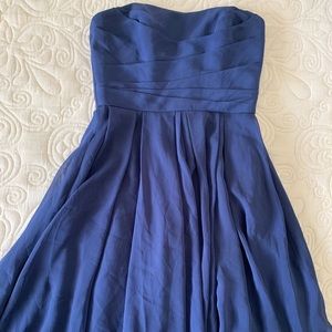 David’s Bridal Navy Blue Dress